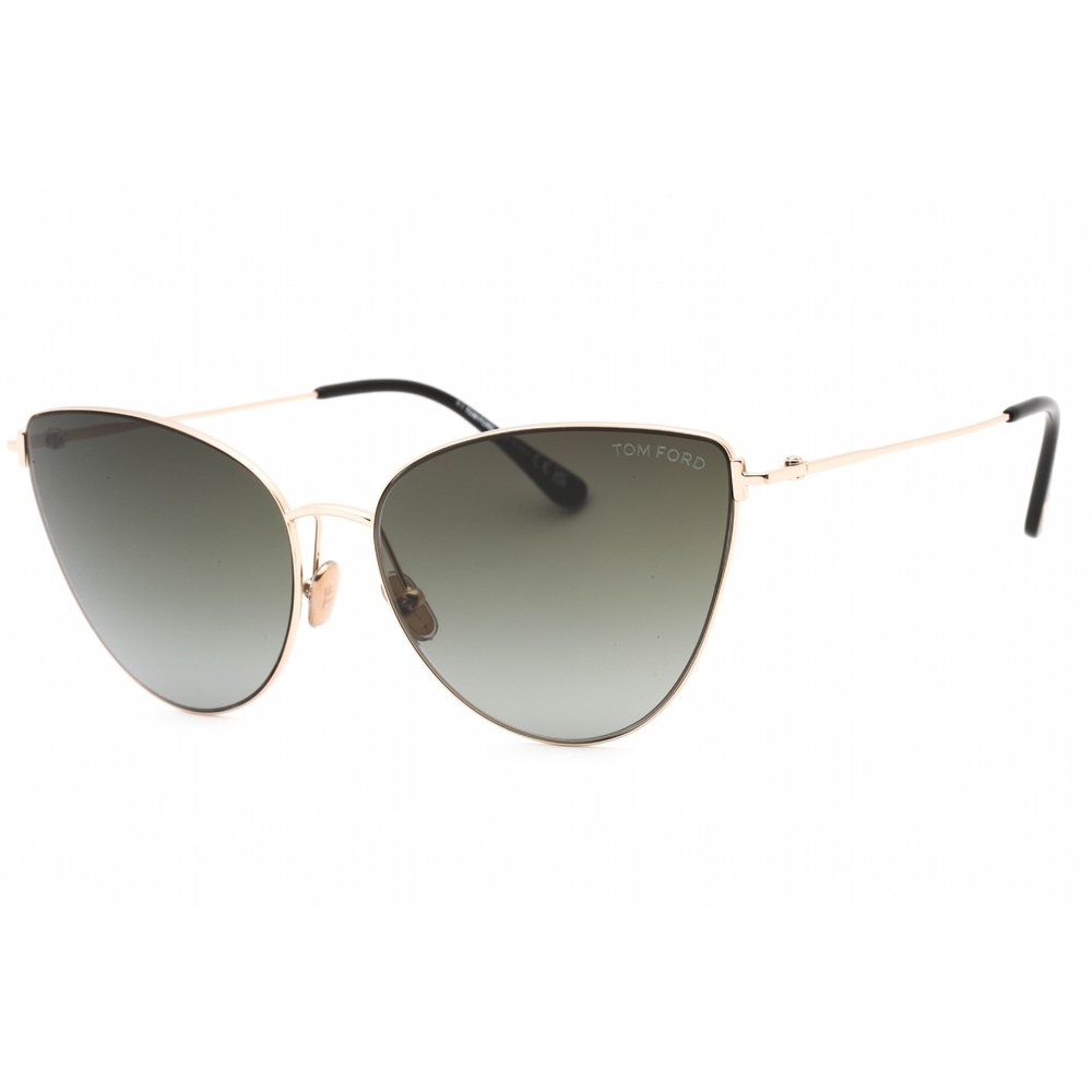 NWT Tom Ford FT1005 Gold 62mm Sunglasses